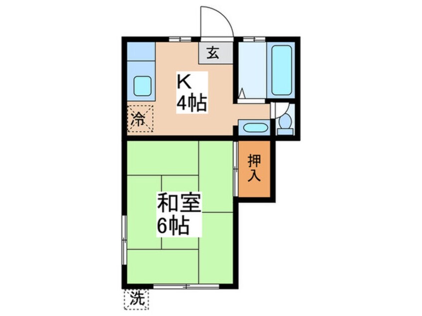 間取図 さかえハイツ