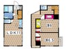 平塚貸家Ａ 2LDKの間取り