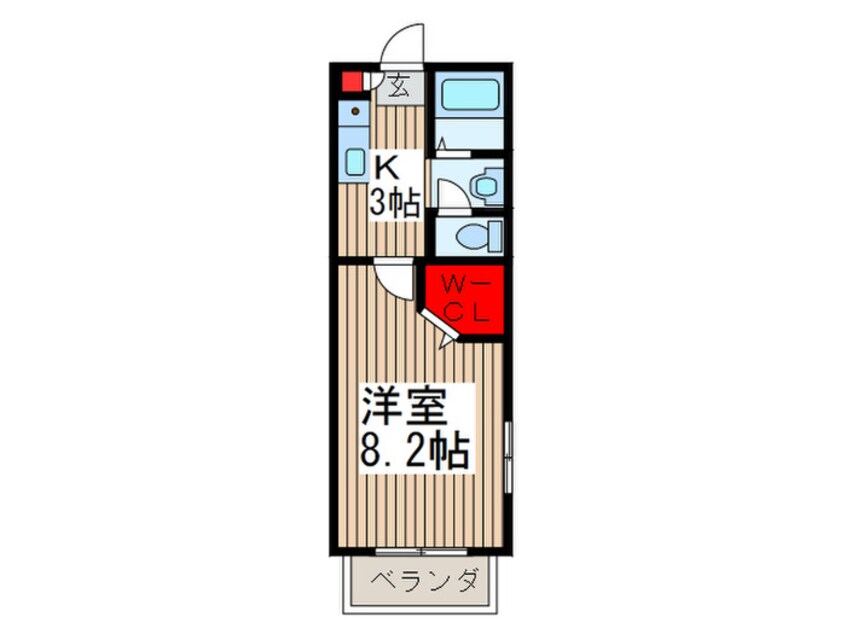 間取図 錦ハイツＥ