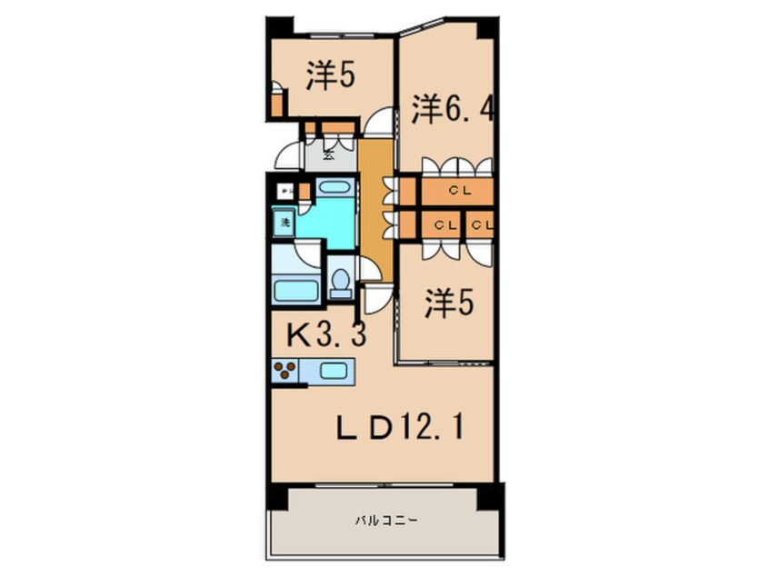 間取図 パークアクシス大船