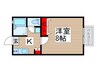 フォレストコート 1Kの間取り