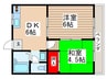 ピアシティー 2DKの間取り