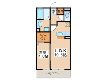 間取図 ヴィーブル草薙