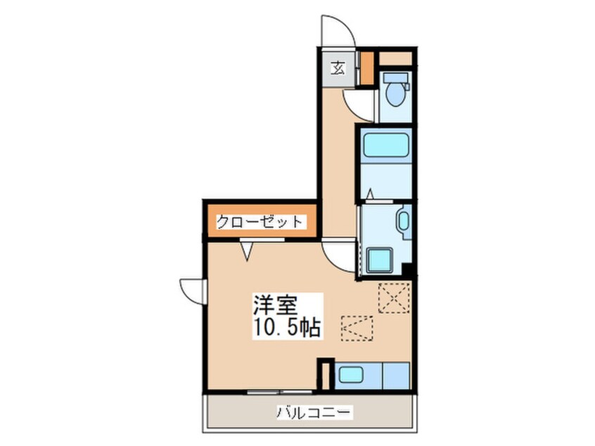 間取図 ヴィーブル草薙