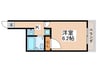 本田ビル 1Kの間取り