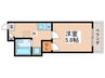 本田ビル 1Kの間取り