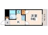 本田ビル 1Kの間取り