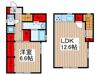 間取図 真間2丁目貸家