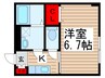 グランバリエ・Ⅱ 1Kの間取り