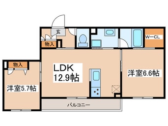間取図 ソレイユ湘南Ⅵ