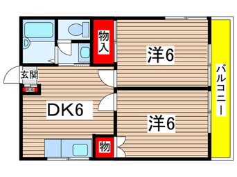 間取図 ブルーソシア