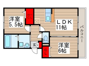間取図 エクレールB