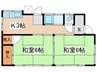 石井貸家１号 2Kの間取り