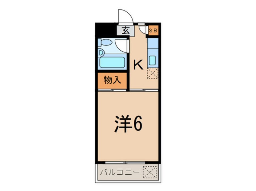 間取図 松林堂ＳＫ第２マンション