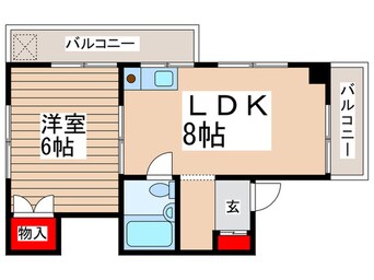 間取図 シティハイム曙