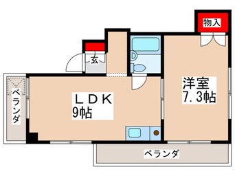 間取図 シティハイム曙