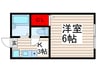 ア－バンハイツ 1Kの間取り