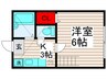 ア－バンハイツ 1Kの間取り