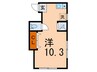 千駄木ハイム 1Rの間取り