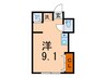 千駄木ハイム 1Rの間取り