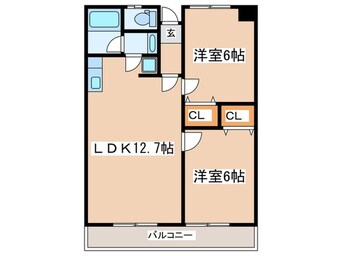 間取図 サンハイツ国領