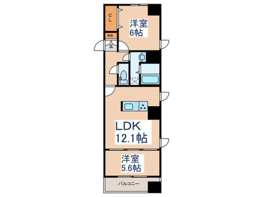 間取図 オークラビル