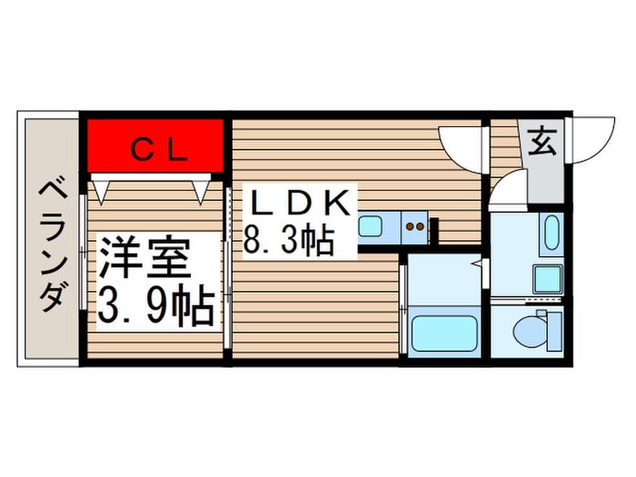 間取り図 ＡＪ南柏SouthⅡ