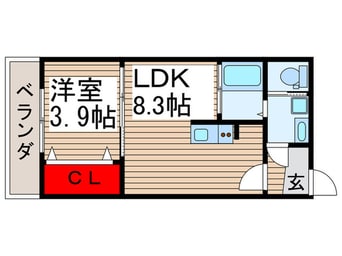 間取図 ＡＪ南柏SouthⅡ
