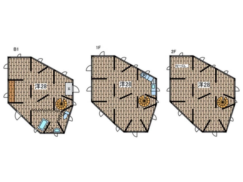 間取図 ｈｏｕｓｅ　Ｋ