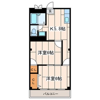 間取図 サンノウヤサクビル