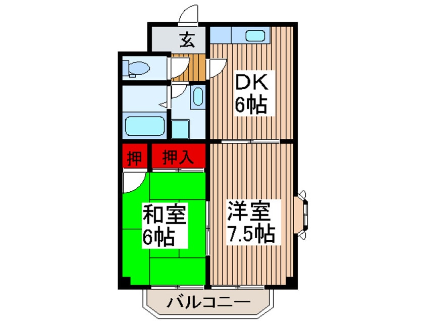 間取図 グローリアスマンション