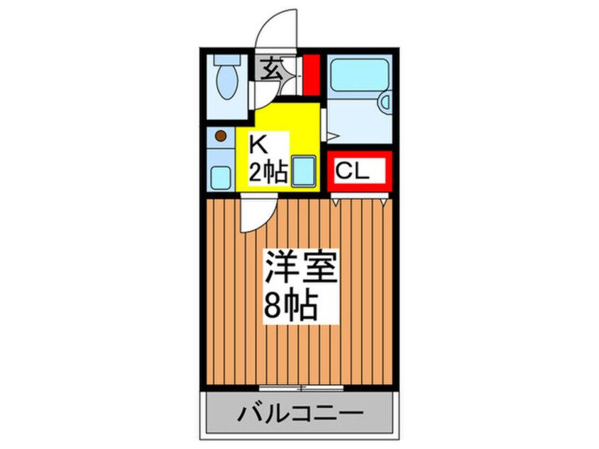 間取図 ウエルス東大成ハウス