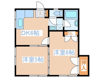 間取図 ホワイトハイムタナカ(1F)