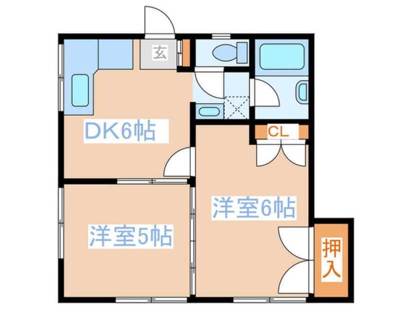 間取図 ホワイトハイムタナカ(1F)