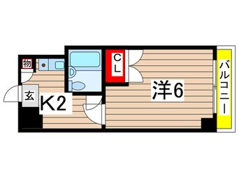 間取図 キャッスルマンション蘇我