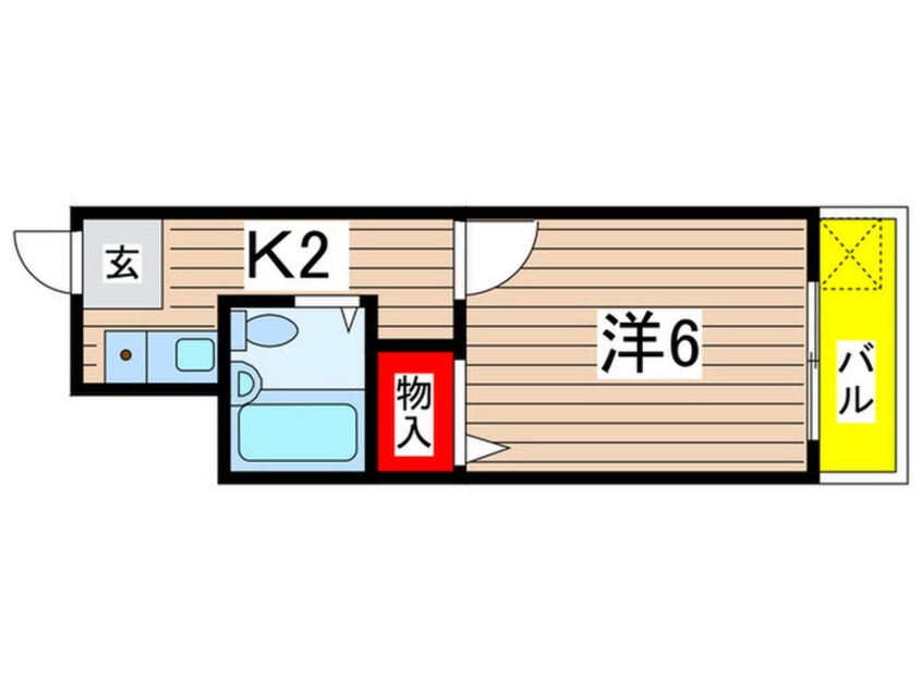 間取図 キャッスルマンション蘇我