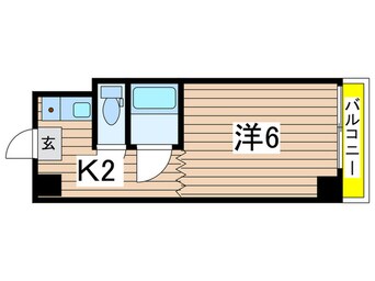 間取図 キャッスルマンション蘇我