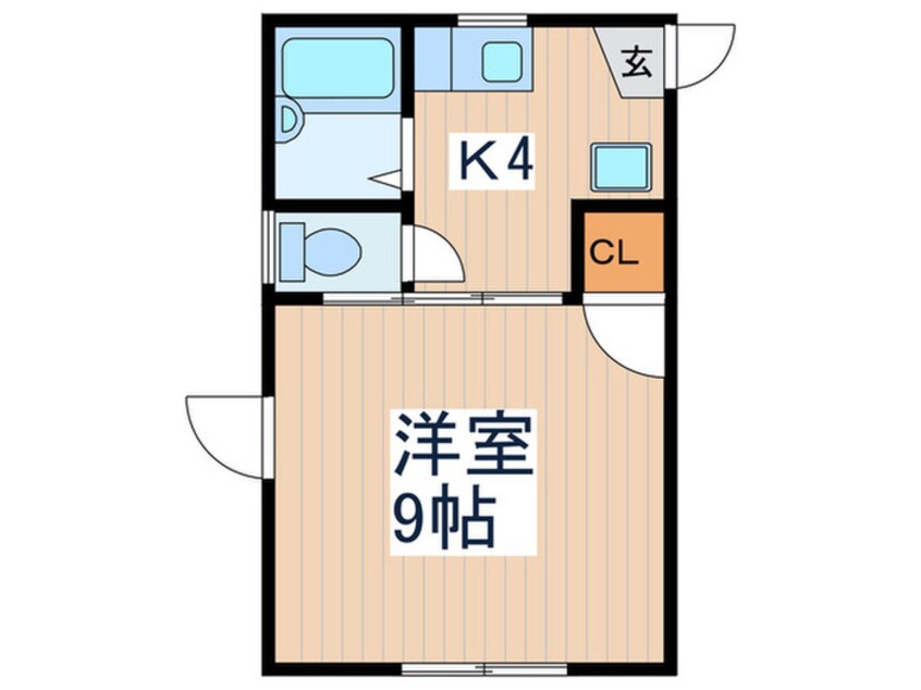 間取図 ハイツサツキ