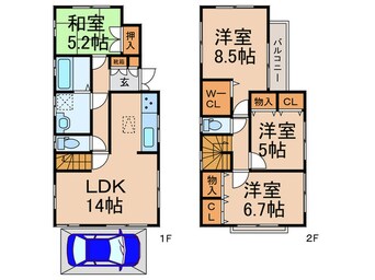 間取図 ハピネス下井草