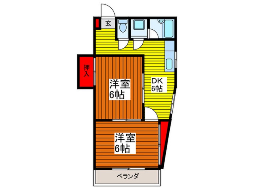 間取図 アベニュ－川口