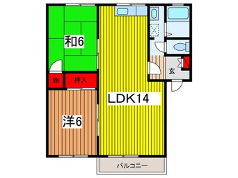 間取図 ボン・ドヌ－ルＢ棟