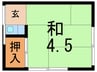 吉野荘 1Rの間取り