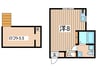 プリマ十六番館 1Rの間取り