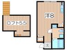 プリマ十六番館 1Rの間取り