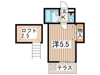 間取図 ライカハウス北久里浜