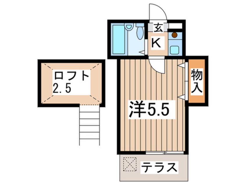 間取図 ライカハウス北久里浜