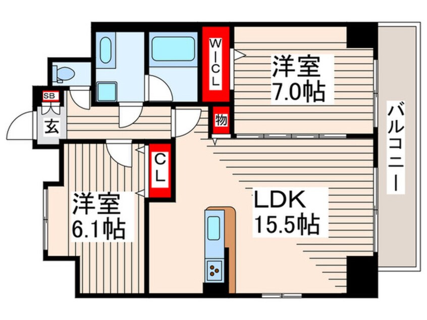 間取図 ＡＲＩＳＥ北葛西