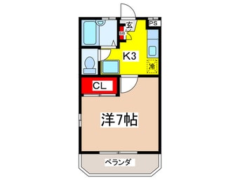 間取図 シャトレ・オロ－ル
