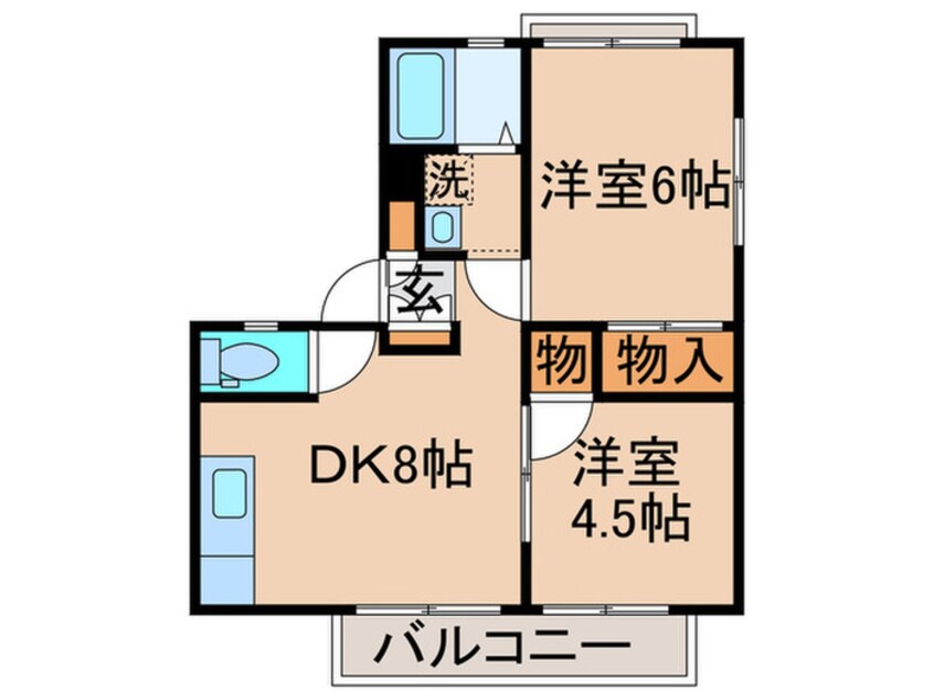 間取図 メゾンリヴィエ－ル