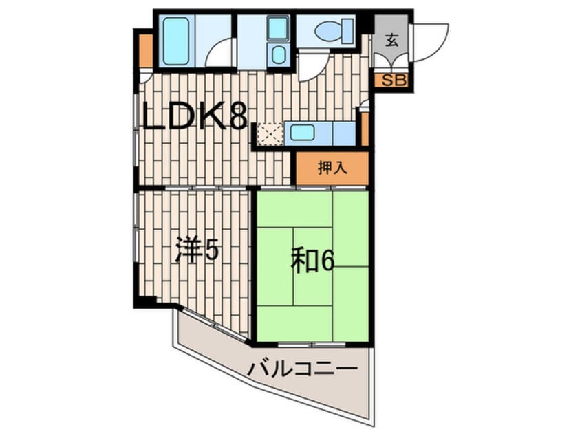 間取図 ロイヤルシティ夢見ケ崎